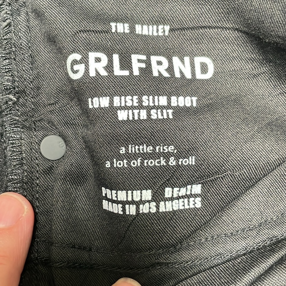 Black denim jeans GRLFRND - Picture 8 of 9